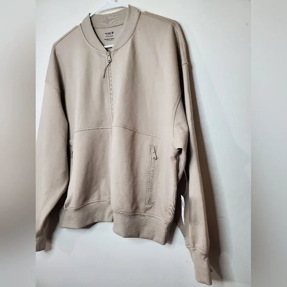 Womens NWT Old Navy Dynamic Fleece Full Zip Sweatshirt Size Large - Picture 2 of 11
